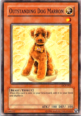 Yugioh! Outstanding Dog Marron - DCR-EN062 - Dark Crisis -UNL. EDITION -  NM/M