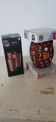 Football NFL Wilson Official National Football League und NFL Trinkbecher 3er-Se