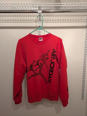 RARE AIR JORDAN vintage red shirt m used