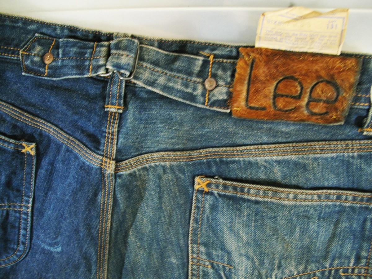 HOT VTG Men LEE 1101 SANFORIZED SELVEDGE DISTRESS Denim HOT VTG Men LEE 1101 SANFORIZED SELVEDGE DISTRESS Denim