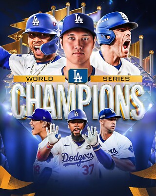 LOS ANGELES DODGERS WORLD SERIES CHAMPIONS PHOTO | eBay