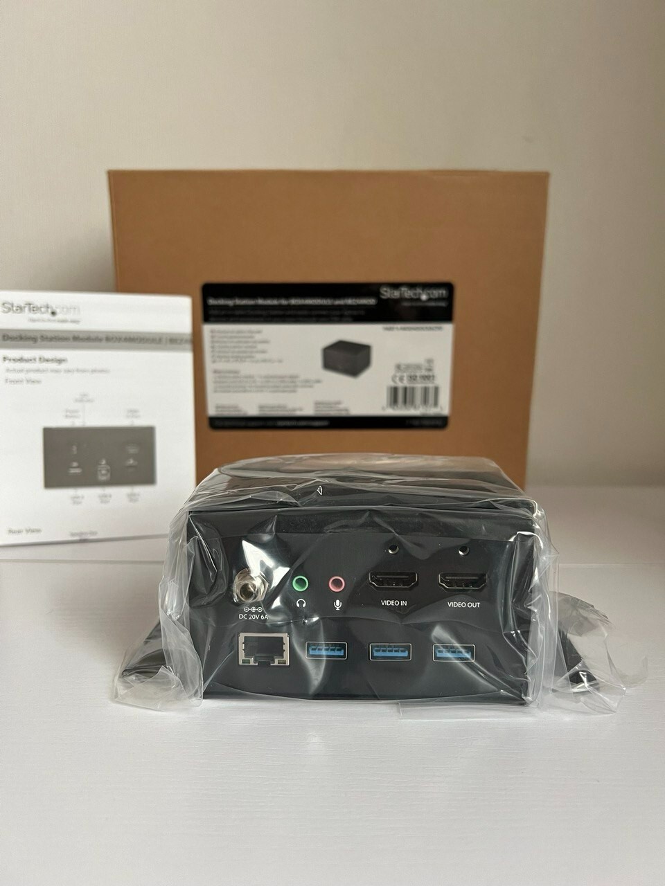 Module de station d'accueil StarTech avec charge USB-C pour salle de réunion
