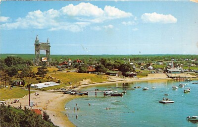 Buzzards Bay Massachusetts 1970 Postcard Beach Water View