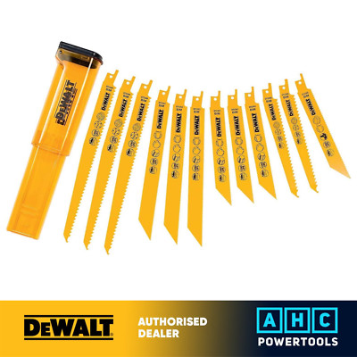 DeWalt DT2445-QZ 12-teiliges Säbelsägeblatt robustes Set im Koffer