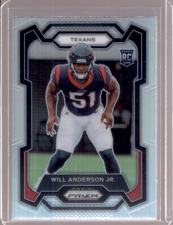 WILL ANDERSON JR. 2023 Panini Prizm #342 Silver Prizms Rookie RC