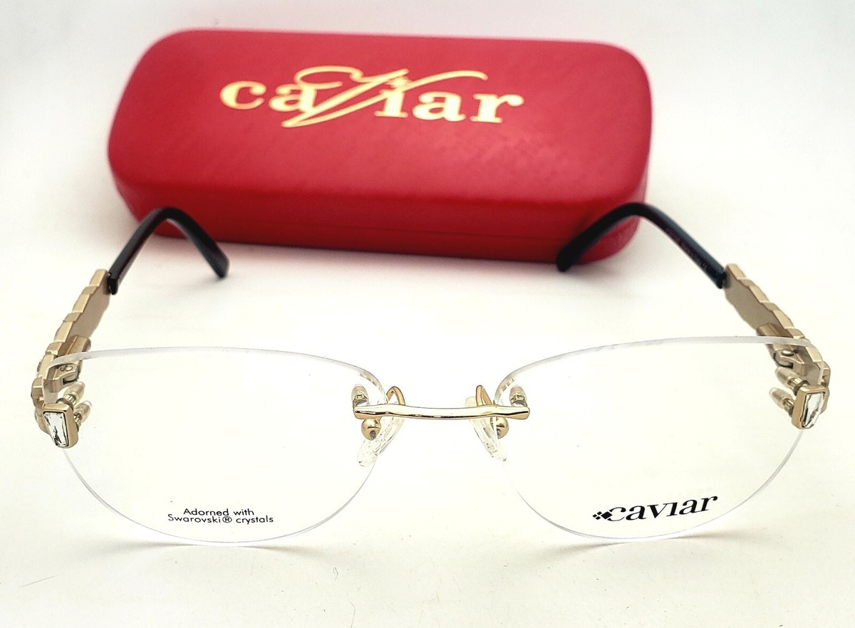CAVIAR Eyeglasses M 2374 C21 54-17 130 Gold Rimless Frames  display picture 2