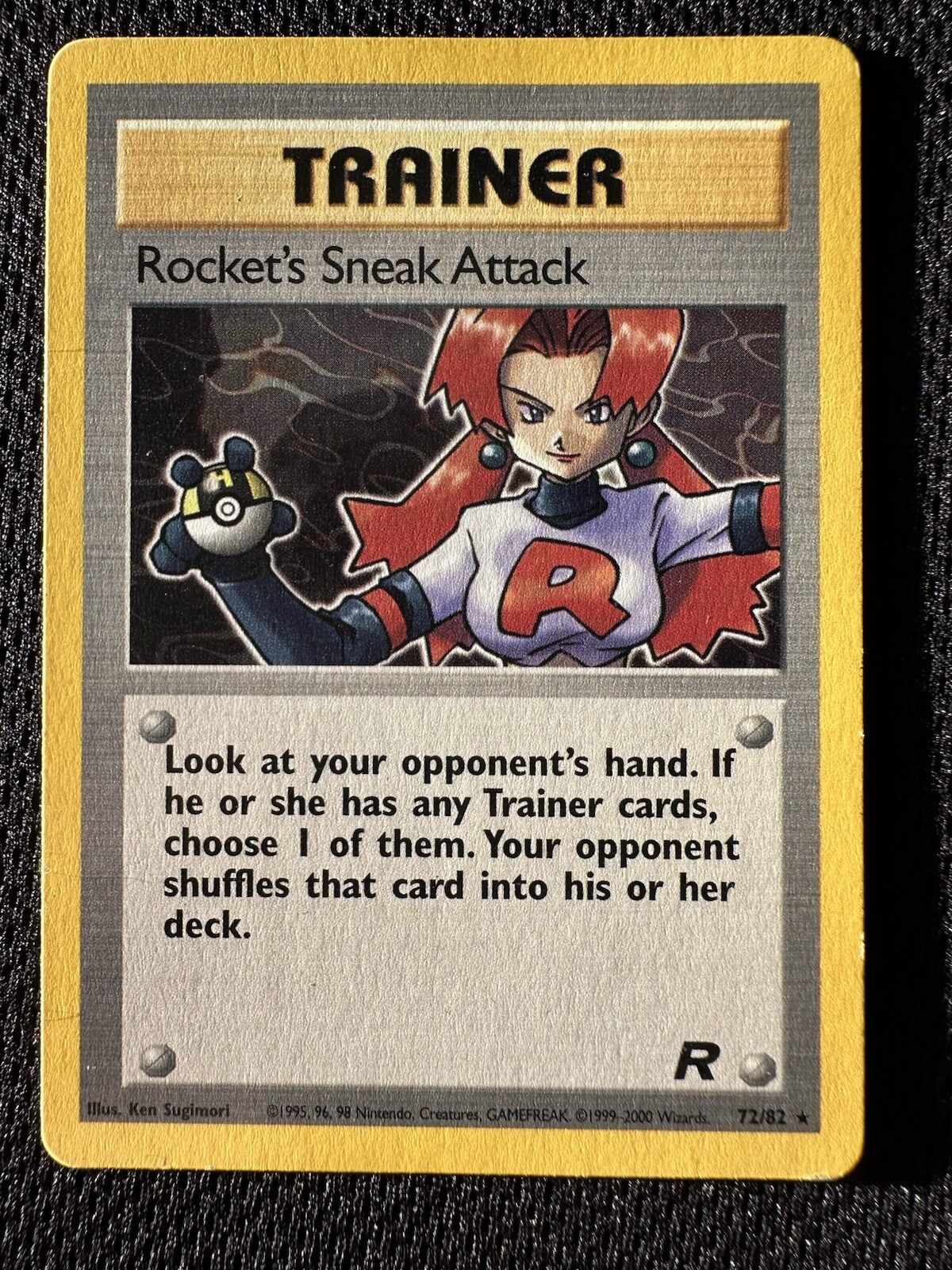 Rocket's Sneak Attack 72/82 Team Rocket-Unlimited Edition Regular