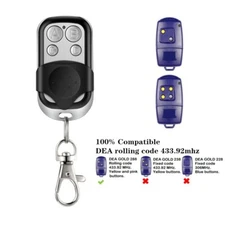 For DEA MIO GOLD GENIE 433.92mhz Remote Control Transmitter Door Gate Fob