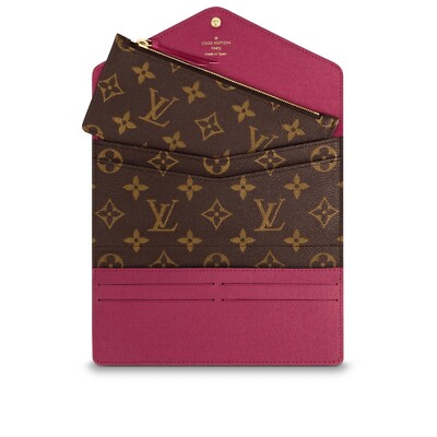 NEW! 2017 Vintage Louis Vuitton Monogram Josephine Wallet M60708