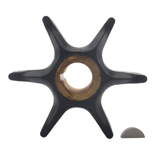 Outboard Water Pump Impeller & Key for Evinrude Johnson OMC BRP 85-125 HP V4 V6 - Picture 4 of 6