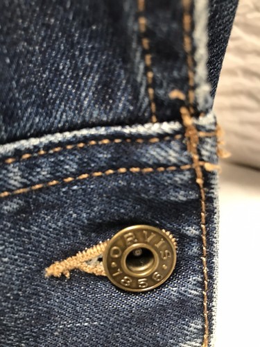 Orvis Denim Trucker Jean Jacket Men’s Size M - Picture 3 of 6