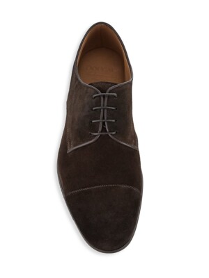 NWB $400 Doucal's Suede Captoe Oxford 12.5