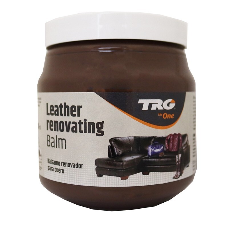 TRG Leather Renovating Balm Color Restorer Cream Leather Sofa Chairs Seat Brown