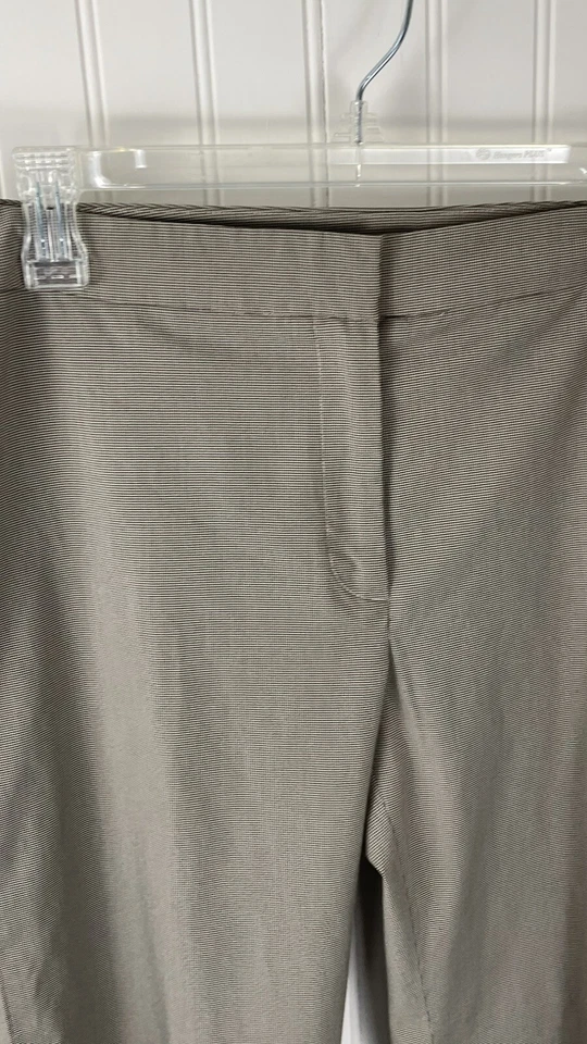 Peck & Peck Womens Pants  Brown Check Wide Leg  Size 8 - Image 2 of 4