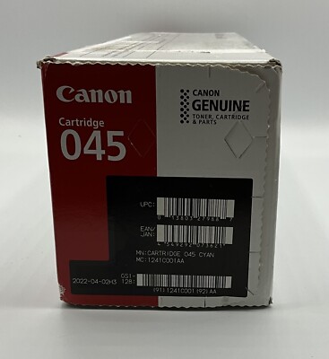 Canon 045 Cyan Blue Color Laser Printer Toner Cartridge Ink- NEW  SEALED LBP610C