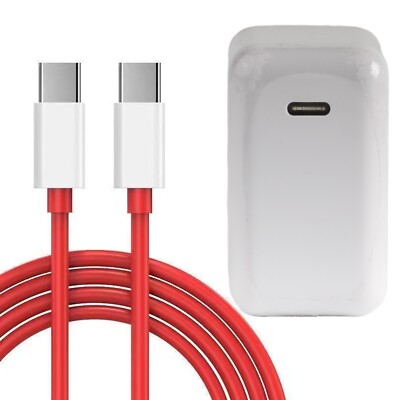 Warp Charger 65W Max USB-C Charger & Cable For OnePlus 8T/ 9/ 9R/ 9Pro