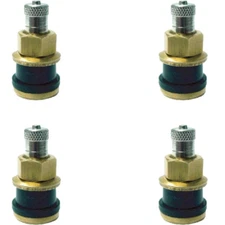 Metal Tire Valve Stems 4 Pack for 5/8" Racing Wheels