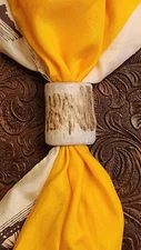 Wild Rag Scarf Antler Slide Reenactment Rodeo Ranch Wear Cowboy/Cowgirl Trail