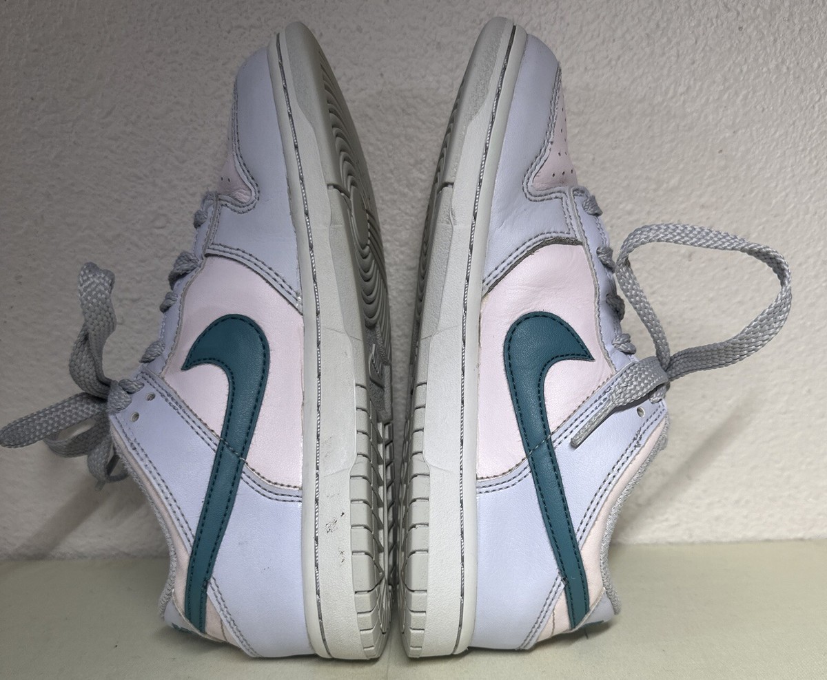 Nike Dunk Low 水色/ホワイト NIKE DUNK LOW RETRO WHITE/GLACIER BLUE（ナイキ ダンク LOW