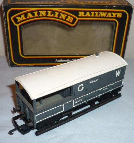 FURGONETA FRENO SAPO LÍNEA PRINCIPAL CALIBRE OO GWR 20 toneladas 68345 Plymouth 37427 en caja | Zustand: Used