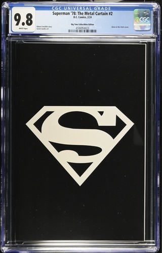 Superman 78 The Metal Curtain #2 CGC 9.8 Glow In The Dark Cover Variant BTC 2024