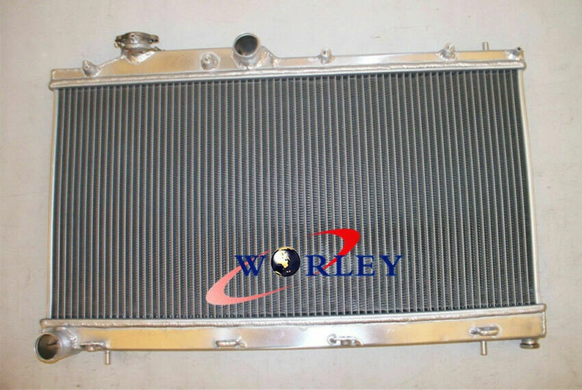 Aluminum radiator for SUBARU FORESTER / IMPREZA WRX / OUTBACK EJ20 EJ25 08-14 MT - image 3 of 4