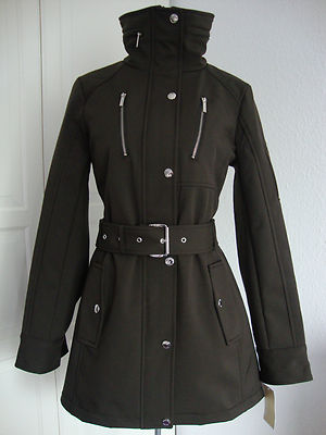 MICHAEL KORS Trenchcoat Mantel Jacke Parka Damen mit Kapuze Braun