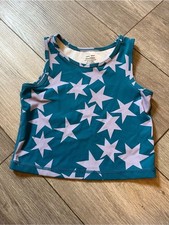 Hanna Andersson Printed Active Tank Spandex Size 6-7