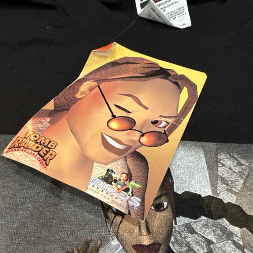 VTG LARA CROFT TOMB RAIDER VIDEO GAME KARATE T SHIRT XL NWT - Picture 5 of 10