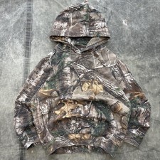 Vintage Y2K Realtree Xtra Camo Grunge Skater Outdoor Hoodie