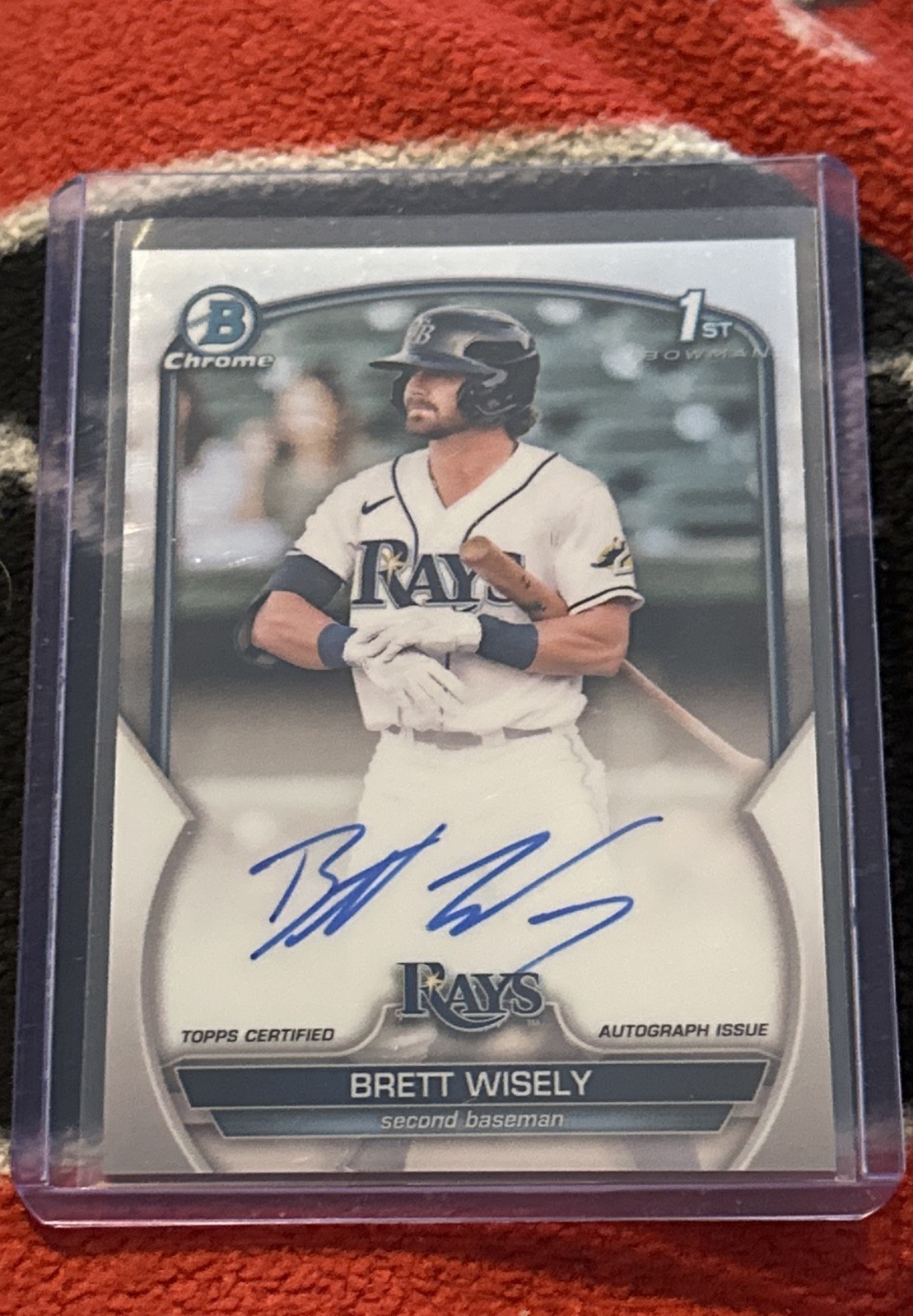 2023 Bowman Chrome - Prospect Autographs Brett Wisely #CPA-BW (AU, RC)