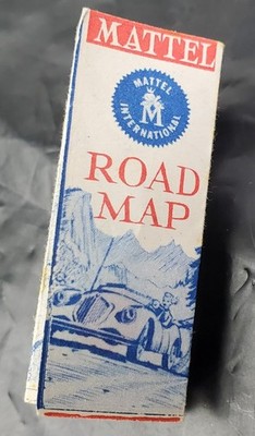 Mattel VTG 1960s Barbie Ken Road Map from Open Road #985 - Rally Day #788 - GUC