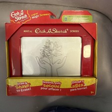Etch a Sketch Classic Red Drawing Toy with Magic Screen