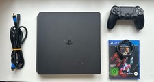Sony PlayStation 4 Slim 500GB Konsole Schwarz Inkl. Controller 1 Spiele Kabel
