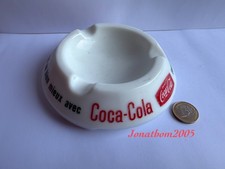 Werbeobjekt Coca Cola Aschenbecher Opalex "Tout Va Bien Mieux"