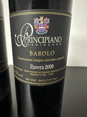 1 Flasche Barolo Ravera 2009 Principiano DOCG Nebbiolo Piemonte Rotwein 0,75l
