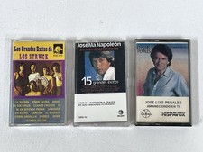 Vintage Spanish Cassette Lot Jose Luis Perales Jose Ma Napoleon Los Strwck 80s