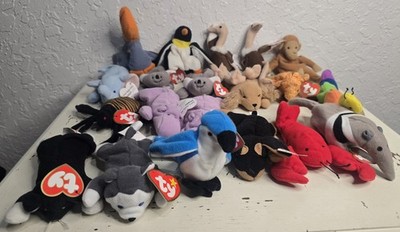 Ty Teenie Beanie Baby Lot of 20 Mini Beanbag Plush Toys 90s