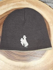 Wyoming Cowboys Reversible Winter Beanie Skully Hat Cap Adult OSFM NCAA