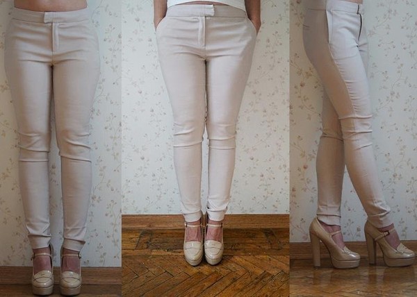 Women & Other Stories Trousers Beige 34 / XS / 42 #3I7M