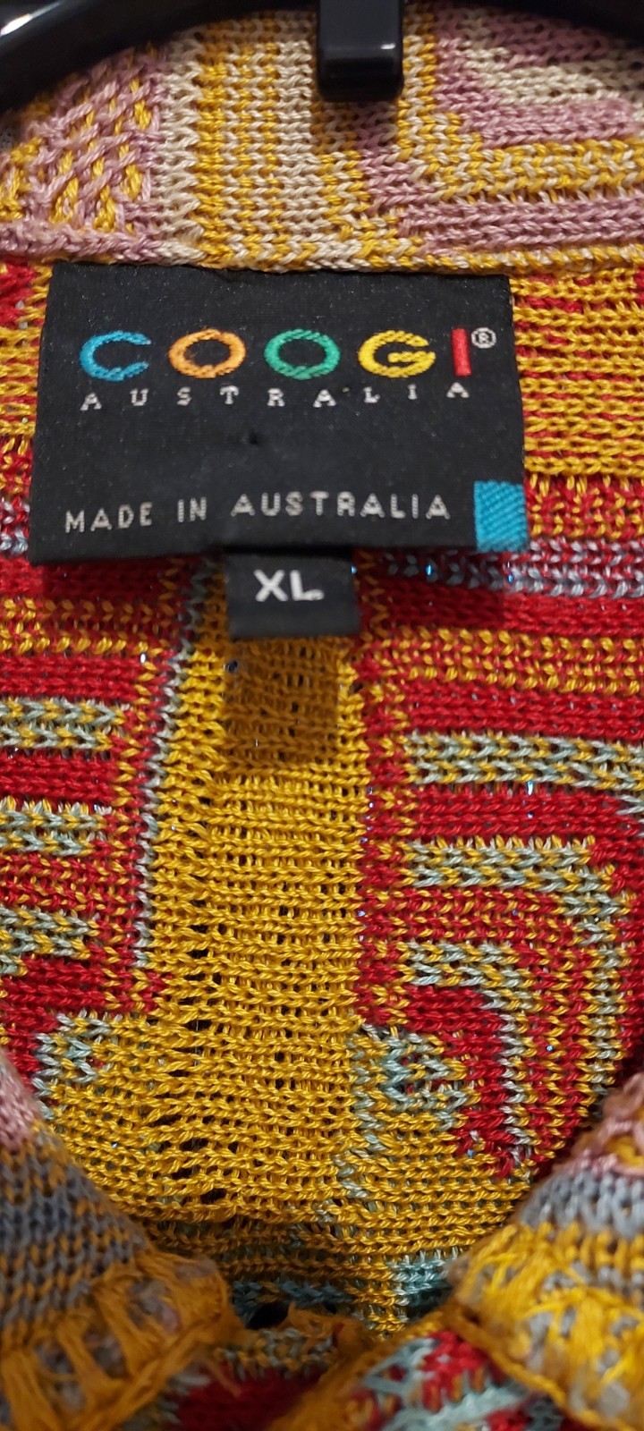 COOGI Authentic Mustard Multicolor Button Down Sw… - image 12