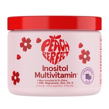 Peach Perfect Inositol Powder Multivitamin, Strawberry Acai Flavor   3   Supp...