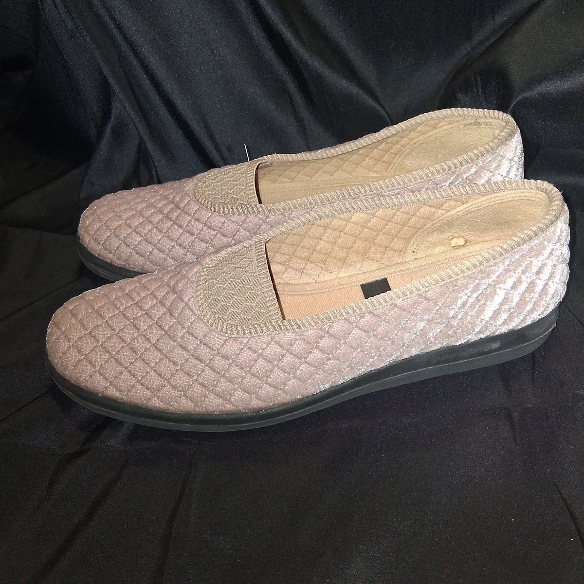 Foamtreads "Waltz" Champagne Comfort Slippers Women's 11 View 3