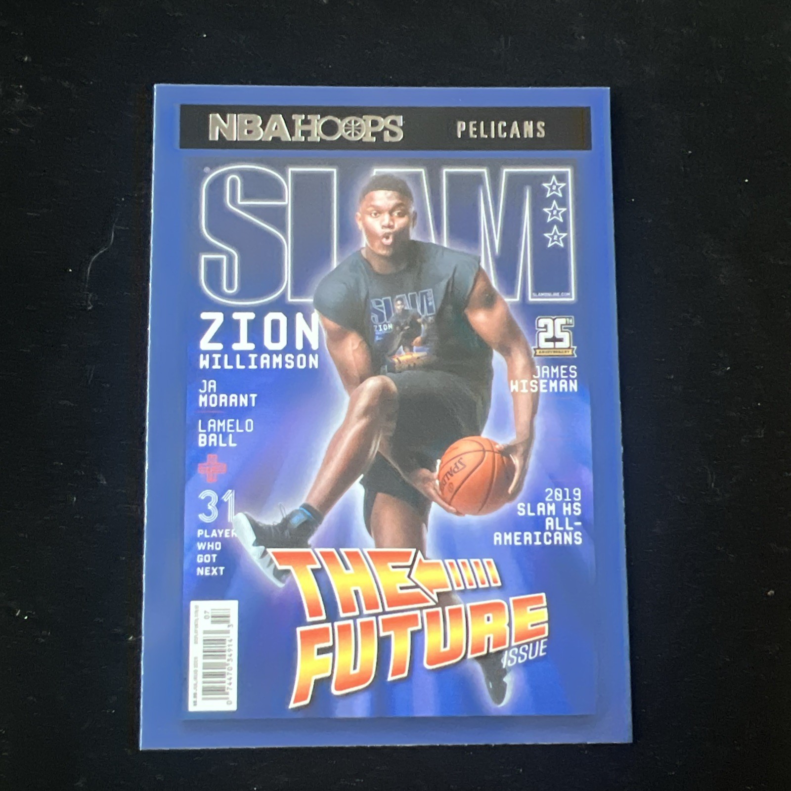 2020-21 Panini NBA Hoops Zion Williamson SLAM Purple Explosion The Future