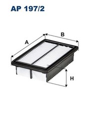 Luftfilter FILTRON AP 197/2 Filtereinsatz für IB ACTIVE GB HYUNDAI i20 2 3 BC3