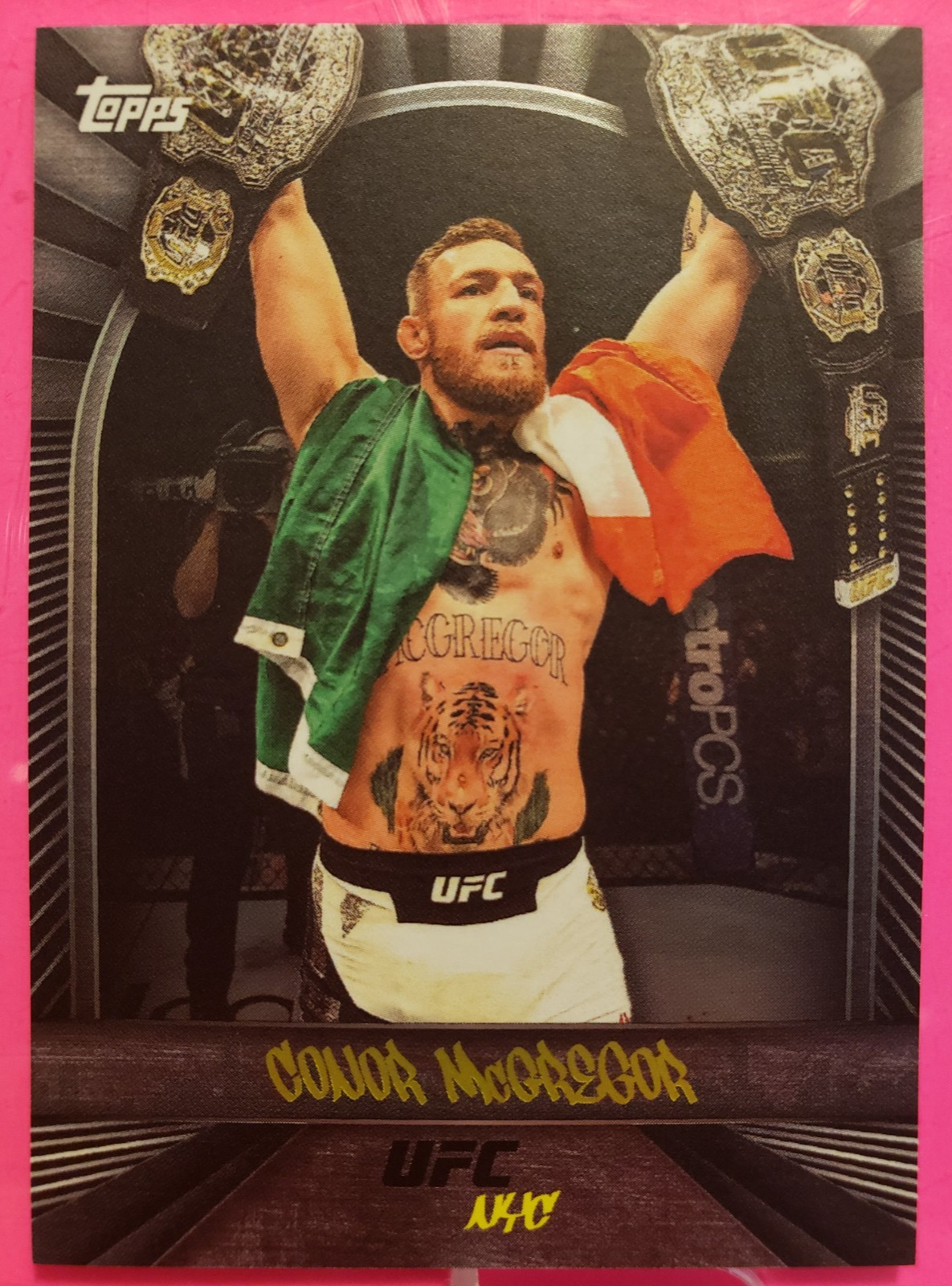Conor McGregor #29 Ufc Cards 2024 Topps UFC NYC trading card — raw and PSA graded price guide
