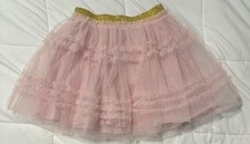 NWOT Mini Boden Tulle Tiered Pink Party Skirt Girls Size 9/10
