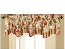 Waverly Charleston Chirp Valance PAPAYA Cotta...