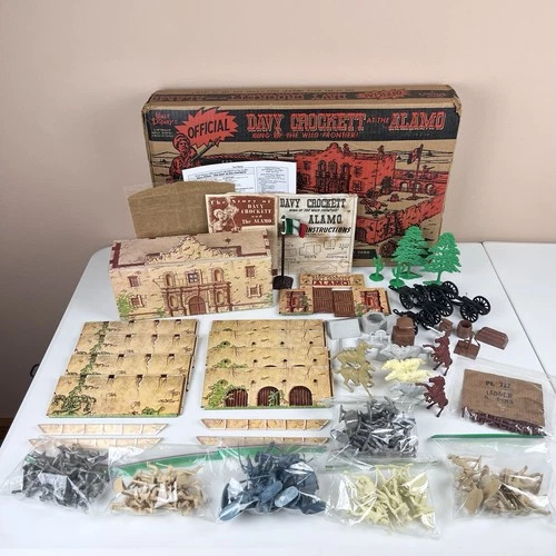 Marx Walt Disney Official Davy Crockett at the Alamo #3544 Playset Vtg 1950s