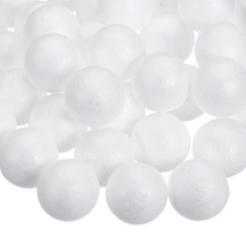 57 Pcs White Foam Balls 0.6 Inch Polystyrene Foam Ball for Crafts